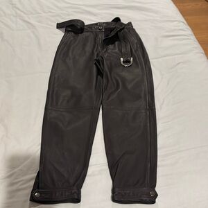 J Brand leather pants size 27